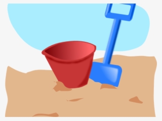 spades cliparts - cartoon bucket and spade