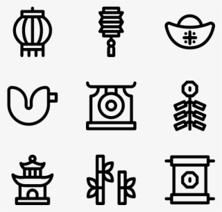 Chinese New Year - Information Icons