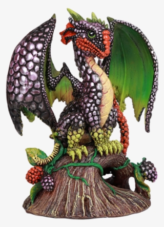 Blackberry Pattern Dragon Scales Statue By Stanley - Figurine