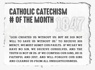 The Catechism Number Of The Month Is All About God's