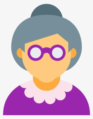 Woman Computer Old Age Icons Png Free Photo Clipart - Old Woman Icon