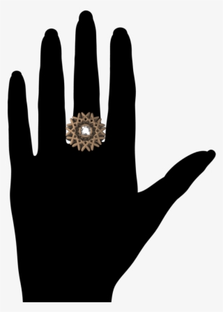 Toffee Med Anise Ring On Hand - Ring