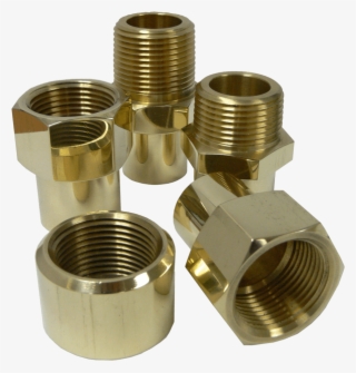 Brass Tube To Pipe Adapters - Nipple