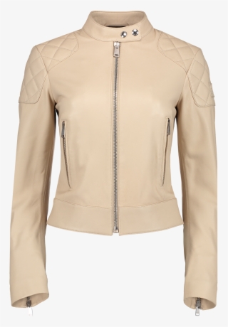 Belhaven Polished Nappa Leather Jacket In Pale Oak - Leather Jacket