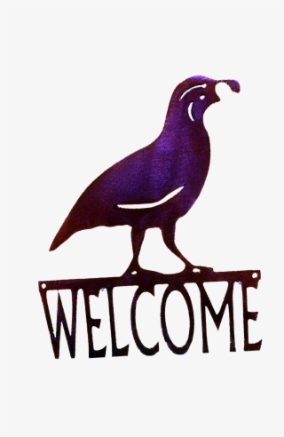 Quail Welcome-small Larger Image - Cartoon