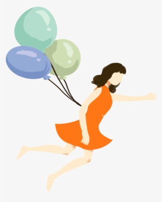 Cartoon Fresh Girl Person Png And Psd - Illustration