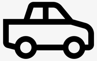 This Icon Is Small Square With Two Circles, One On - Car Side Icon