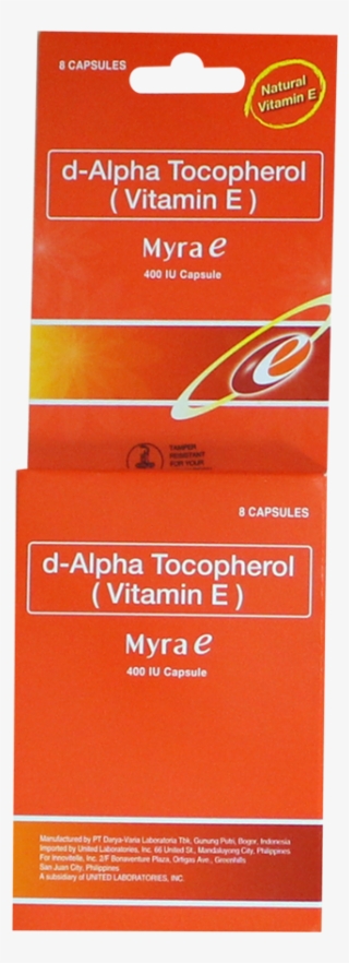 Myra E 400 E Capsule 8x1 - Amber