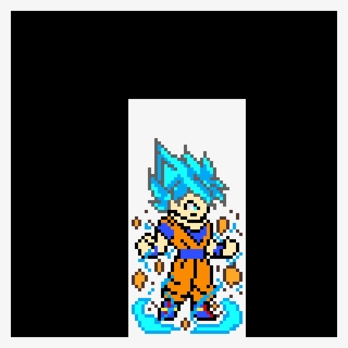 Goku - Coloriage Pixel Art Dragon Ball Z