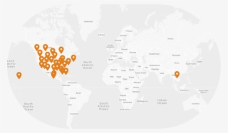 Carboncure World Map - Circle