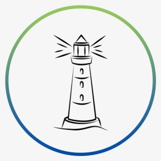 Lighthouse Clipart Democracy - Line Art