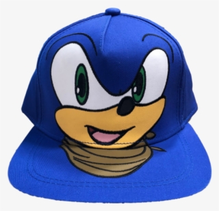 New Sonic Boom The Hedgehog Full Face Flat Brim Snapback - Baseball Cap
