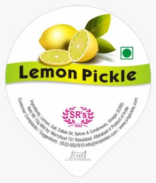 Lemon Sweet Pickle Lemon Sweet Pickle - Label