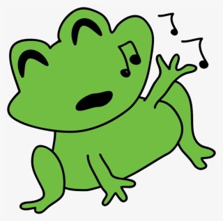 Medium Image - Singing Frog Cartoon Png