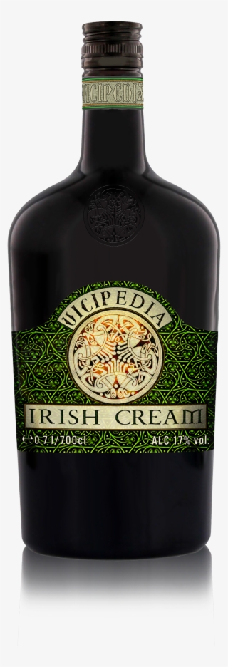 Wikipedia Irish Cream Bottle - Glass Bottle