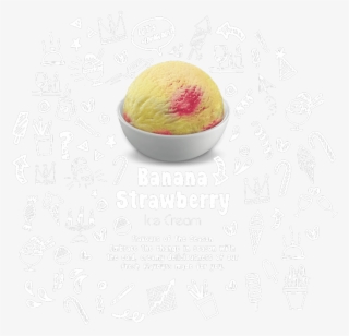 Vadilal Banana Strawberry Home Page Sketch - Gelato