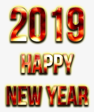 2019 Happy New Year Png Free Image - Graphic Design