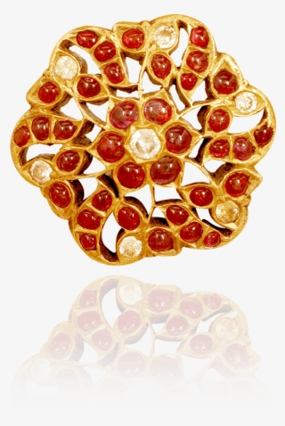 Enchanting Floral Rakodi Pendant - Ring