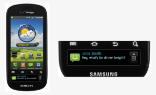 seeing android on a various number of devices handsets, - samsung continuum