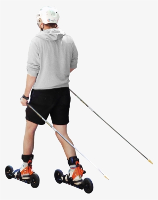 275 I Didnt Know That Terrain Roller Skis Existed Until - People Roller Png