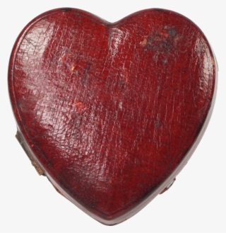 19th Century Novelty Travelling Inkwell Scarce Red - Heart