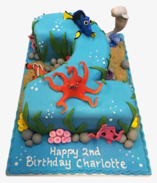 Finding Dory Birthday Cake Qwdq Finding Dory Number - Finding Dory Number Cake