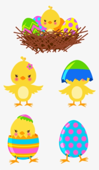 Free Png Download Easter Chicks Set Png Images Background - Easter Chick Clipart Free