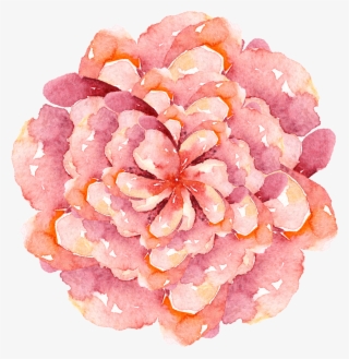 Simple Stylish Watercolor Flower Decoration Png And - Stick Candy