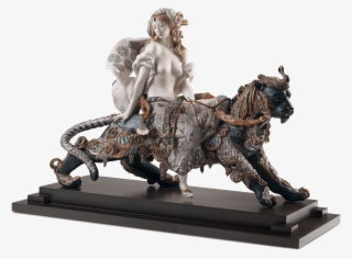 Lladro Bacchante On A Panther - バッカンテ 美しき 巫女