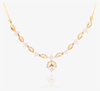 Spectacular Floral Diamond Necklace - Necklace