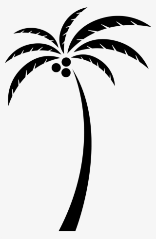 Coconut Arecaceae Tree Clip Art - Coconut Tree Silhouette Vector Png
