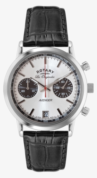Rotary Men's Avenger Sport And Black Leather Strap - Rotary Les Originales Avenger