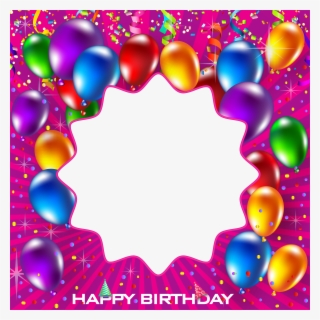 Happy Birthday Pink Png Frame - Circle