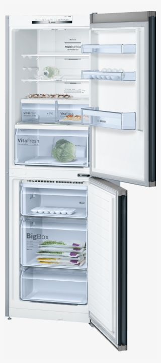 bosch fridge freezer serie 4 kgn34vb35g black frost - bosch kgn34vb35g