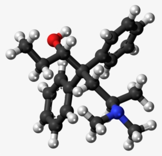 Betamethadol Molecule Ball - Illustration