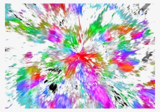 Free Png Download Abstract Color Transparent Png Images - Explosão De Cores Png