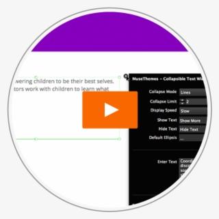 Collapsible Text - Tutorial - Circle