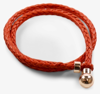 bracelets caro 2 woven winter orange accessory rose - bracelet
