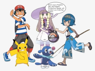Image - Pokemon Sun And Moon Ash Team