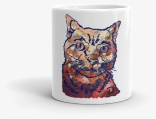 Artsy Cat Mug - Coffee Cup