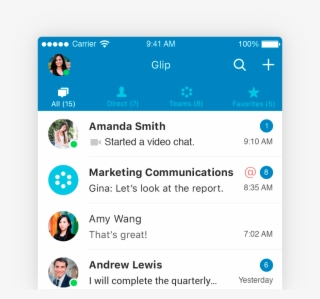 Team Messaging, Perfected - Glip, Inc.
