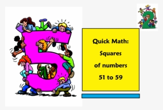 Squaring Numbers 51 To