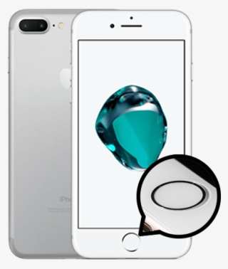 Iphone 7 Plus Home Button Replacement - Iphone 7 Bianco Png
