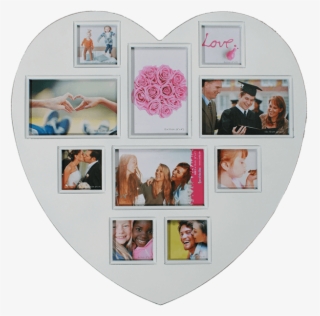White Plastic Photo Frame - Valokuvakehys Kollaasi