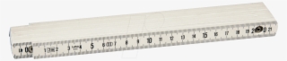 plastic measuring stick, 2 m, white, duplex scale frei - architecture