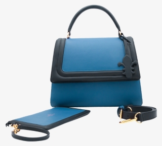 Gaby Mm Cuir Boetie Bleu Electrique - Messenger Bag