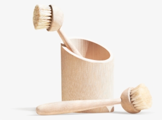 Yesēco Bamboo & Sisal Fibre Dish Brush Removable Head - Brush