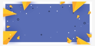 Blue Banner White Black Dot With Yellow Abstract - Freepik Banner Design