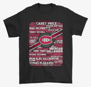 Nhl Hockey All Players Team Montreal Canadiens Shirts-potatotee - Montreal Canadiens