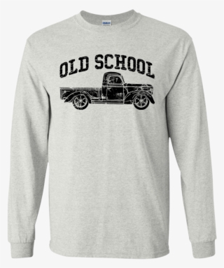 Old School Vintage Distressed Antique Truck Long Sleeve - Long-sleeved T-shirt